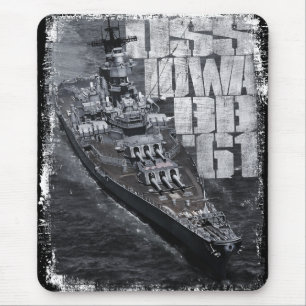Battleship Iowa Mousepad