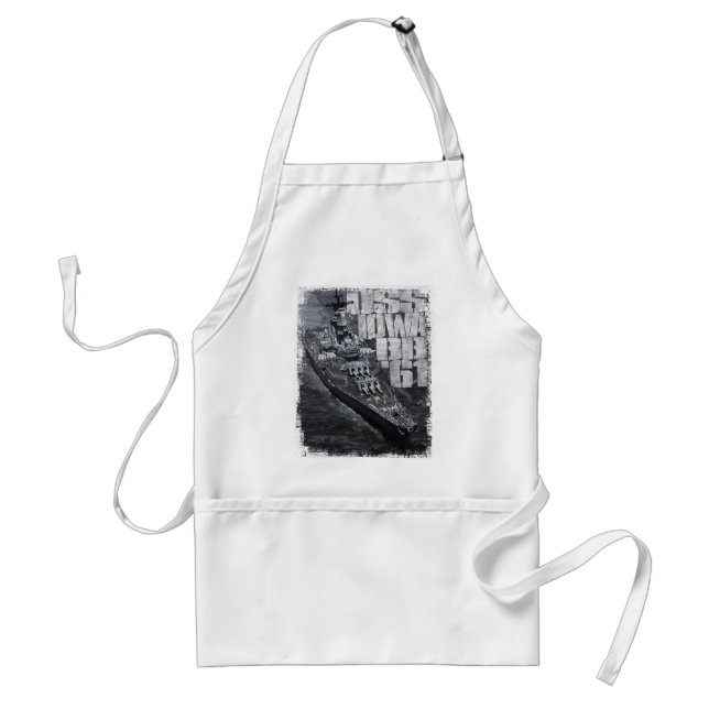 Battleship Iowa Standard Apron Apron (Front)