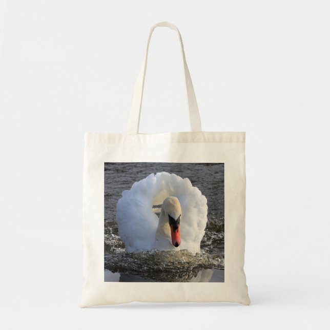 Battleship Swan Tote Bag (Front)