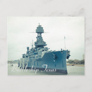 Battleship Texas Museum ship at San Jacinto State Postcard