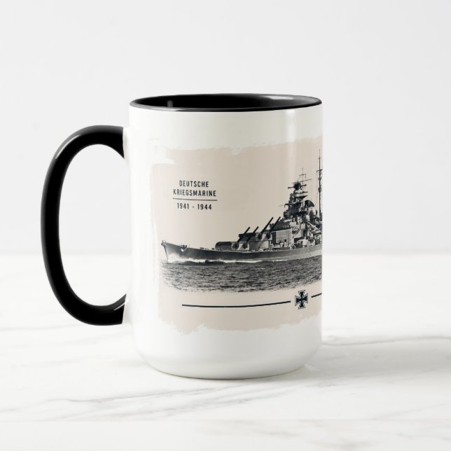 Battleship Tirpitz Mug (Left)