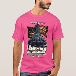 Battleship USS Alabama BB60 T-Shirt