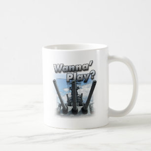 Battleship - Wanna Play? Coffee Mug