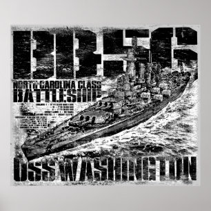 Battleship Washington Poster