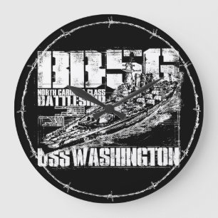 Battleship Washington Square Wall Clock