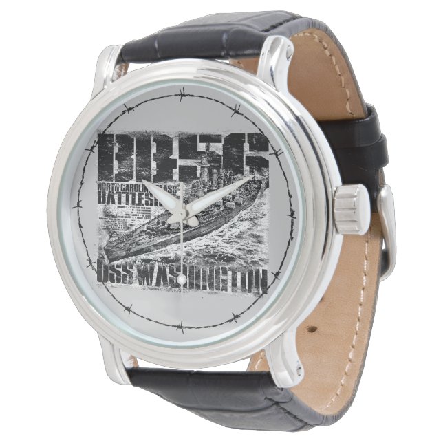 Battleship Washington Wristwatch (Angled)