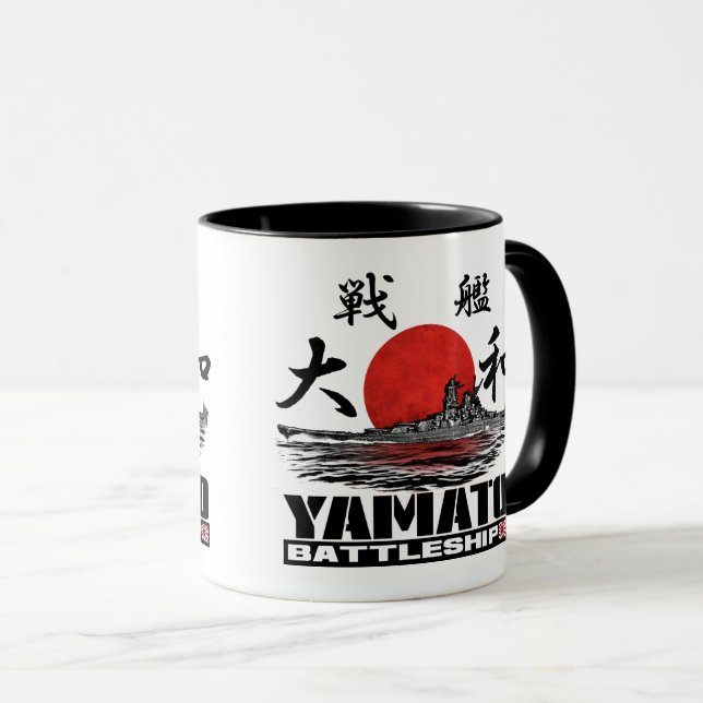 Battleship Yamato Mug (Front Right)