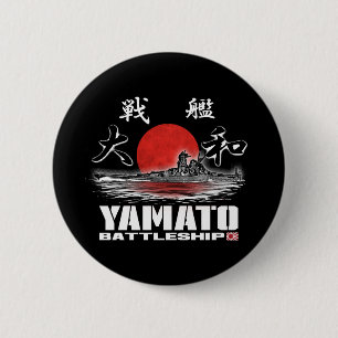 Battleship Yamato Pinback Button Button