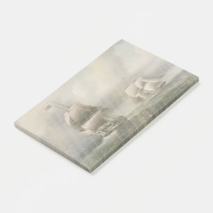 Battleships Warships Sailing Ocean Post It Notes
