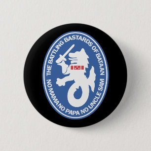 Battling Bastards of Bataan 6 Cm Round Badge