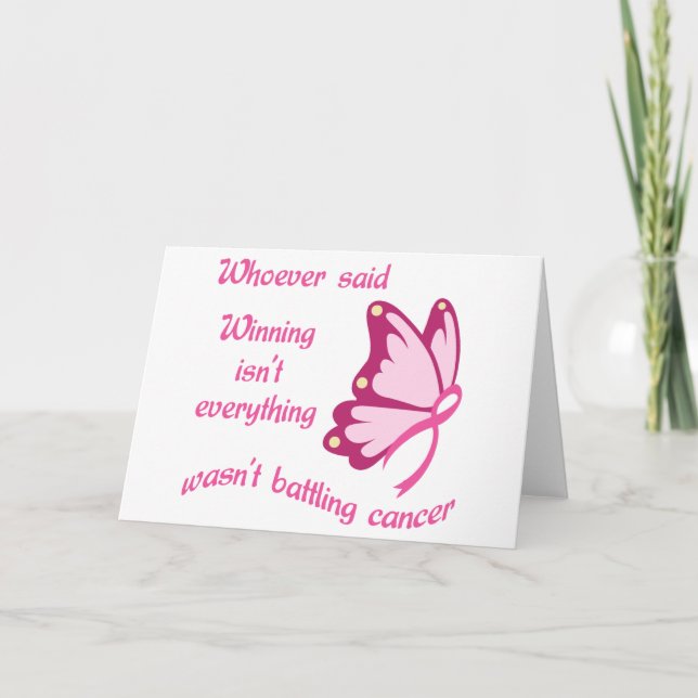 Battling Cancer Card (Front)