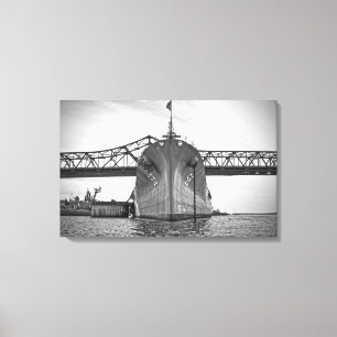 Battlship Cove Canvas Wrap