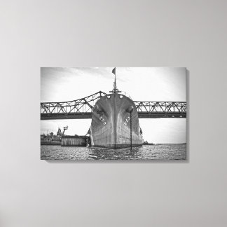 Battlship Cove Canvas Wrap Print