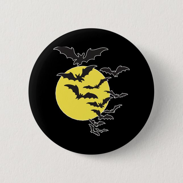 Batty 6 Cm Round Badge (Front)