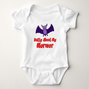 Batty About My Mormor Baby Bodysuit