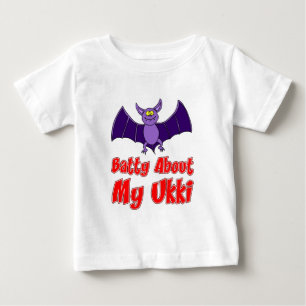 Batty About My Ukki Baby T-Shirt