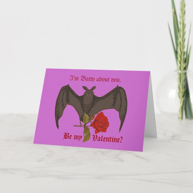 Batty About You Holiday Card (Front)