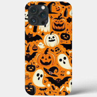 Batty and Boo-tiful Pattern iPhone 13 Pro Max Case