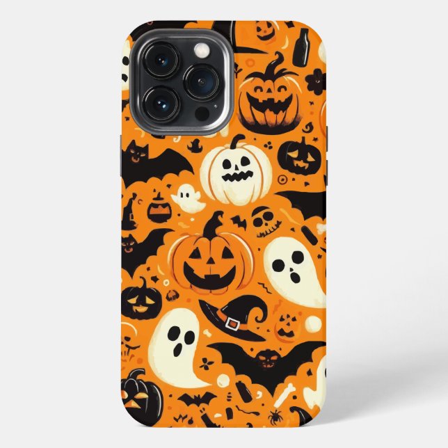 Batty and Boo-tiful Pattern iPhone Case (Back)