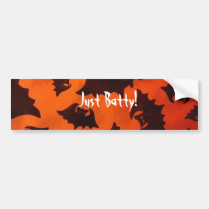 Batty Bumper Sticker