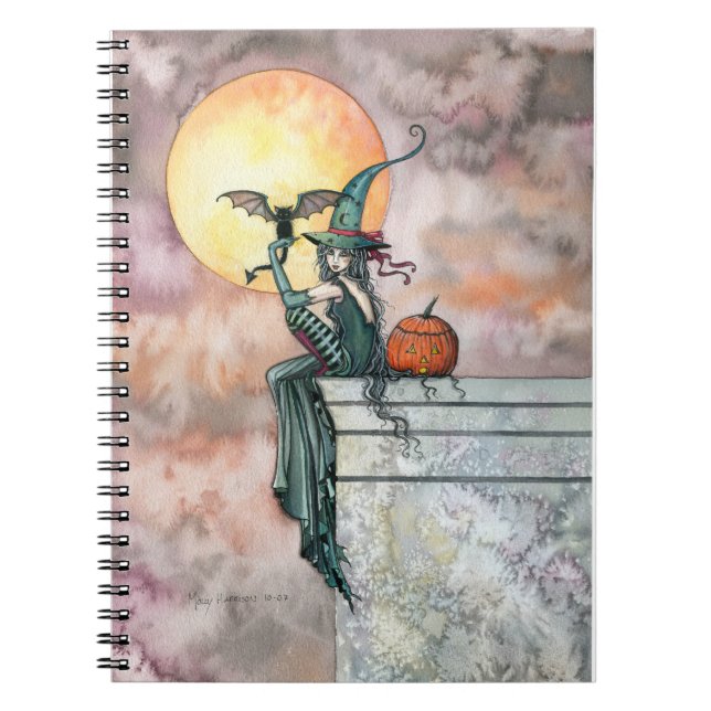 Batty Cat Witch Notebook (Front)