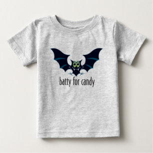 Batty For Candy Toddler Halloween Shirt