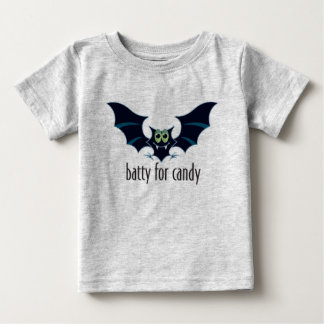 Batty For Candy Toddler Halloween Shirt