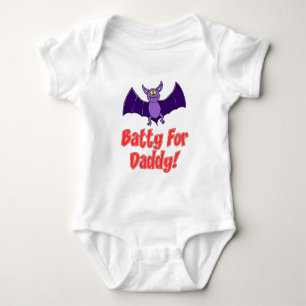Batty For Daddy Baby Bodysuit