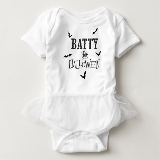 Batty For Halloween Baby Bodysuit