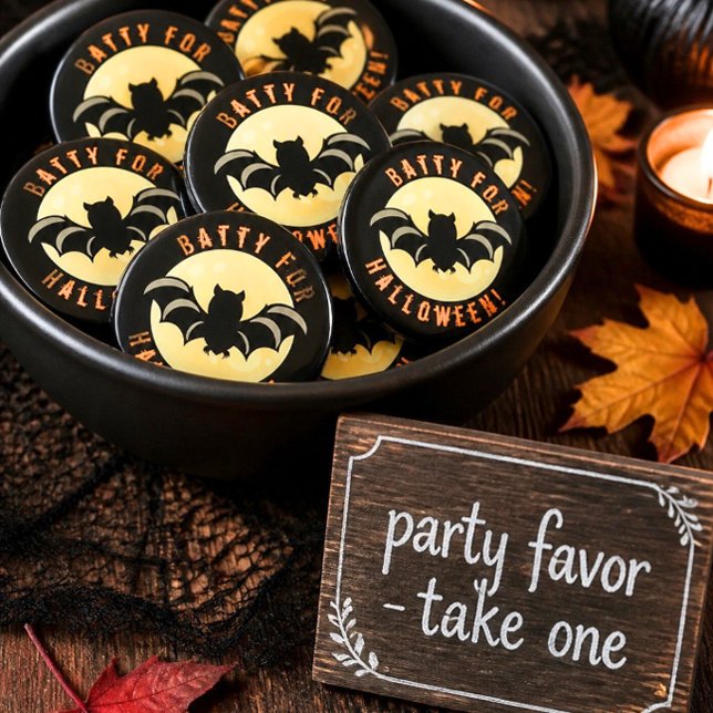 Batty for Halloween! Party Favour Magnet (Creator Uploaded)