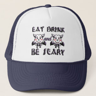 Batty Halloween Trucker Hat