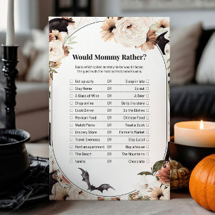 Batty Over Baby Halloween Would Mummy Rather Game