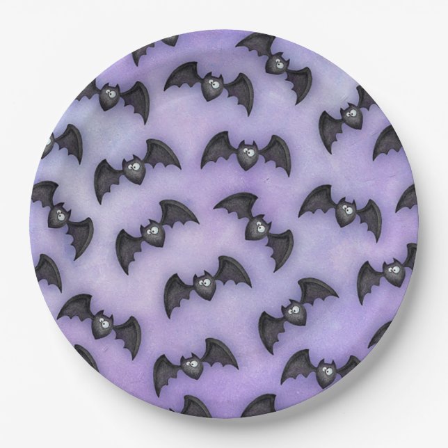 Batty Paper Plate (Front)
