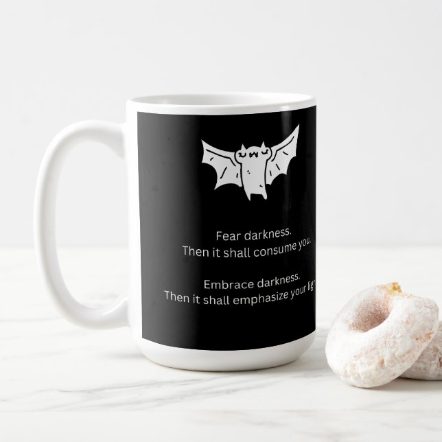 Batty The Bat Coffee Mug (With Donut)