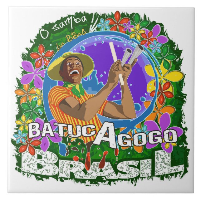Batuc Agogo - Batucada Samba BBaC Tile (Front)