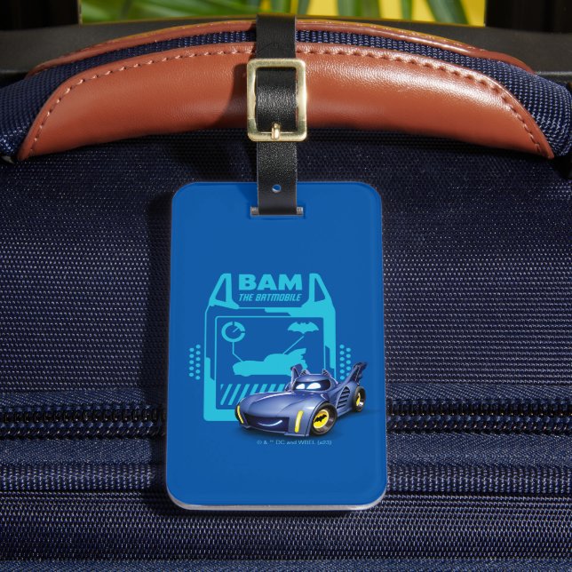 Batwheels™ Bam - The Batmobile Luggage Tag (Front Insitu 2)
