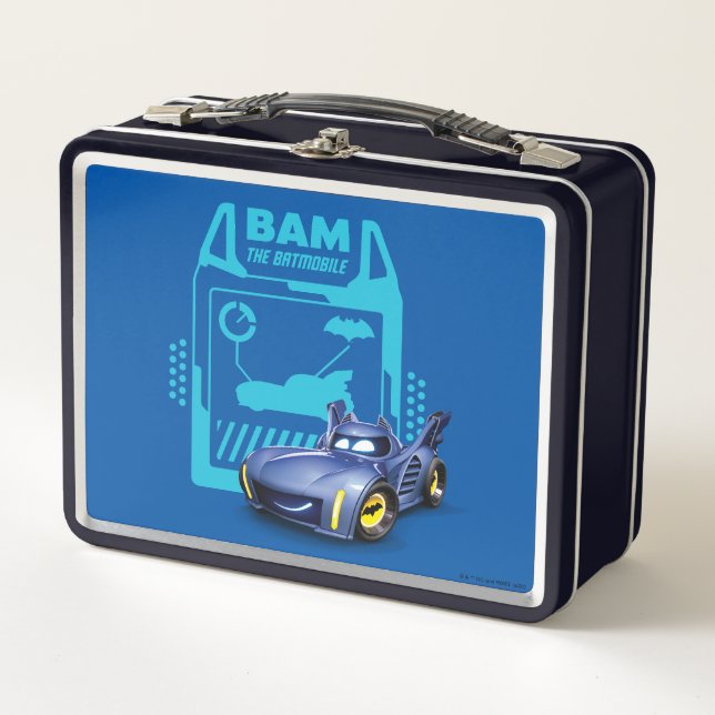 Batwheels™ Bam - The Batmobile Metal Lunch Box (Front)