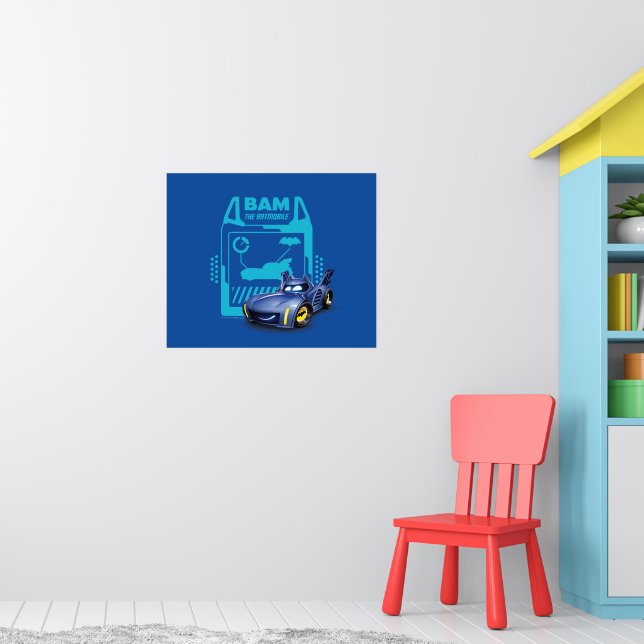 Batwheels™ Bam - The Batmobile Poster (Nursery 1)