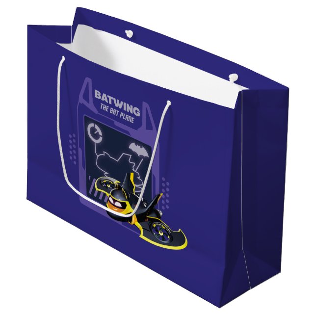 Batwheels™ Batwing - The Bat Plane Large Gift Bag (Front Angled)