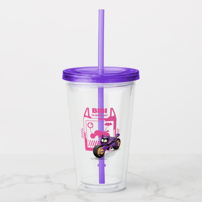 Batwheels™ Bibi - The Batgirl Cycle Acrylic Tumbler (Front)