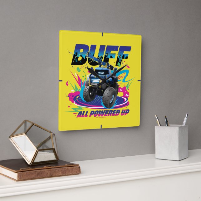 Batwheels™ Buff - All Powered Up Square Wall Clock (Office)