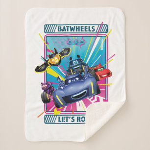 Batwheels™ - Let's Roll Sherpa Blanket