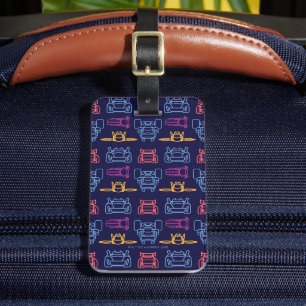 Batwheels™ Neon Outline Pattern Luggage Tag