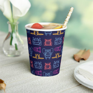 Batwheels™ Neon Outline Pattern Paper Cups