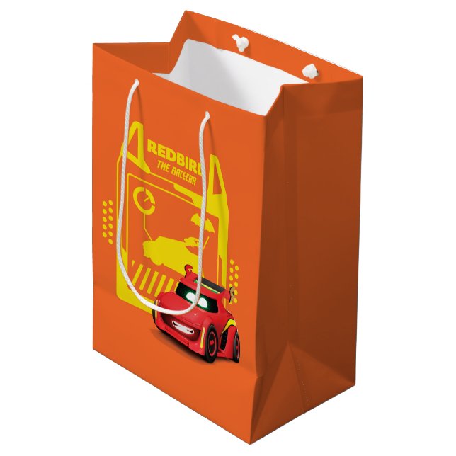 Batwheels™ Redbird - The Racecar Medium Gift Bag (Front Angled)