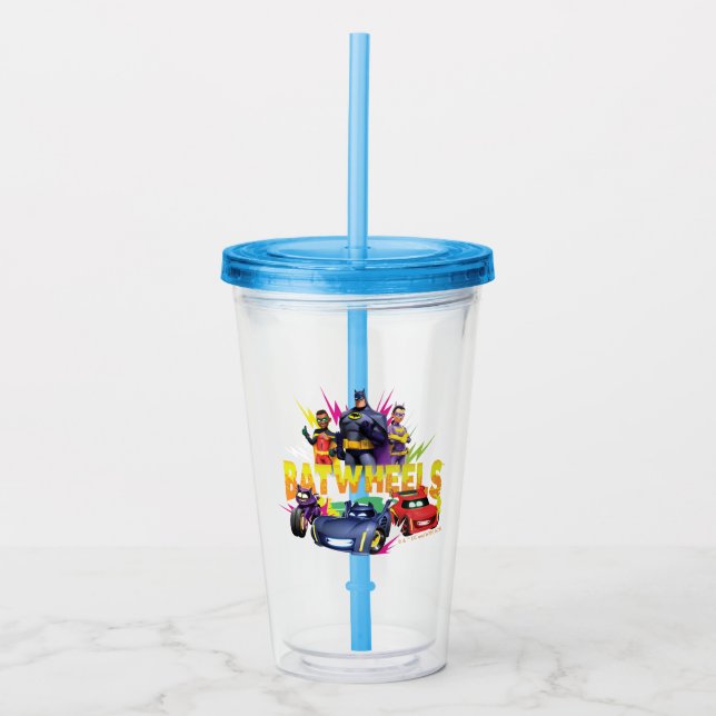 Batwheels™ Superhero Team Acrylic Tumbler (Front)