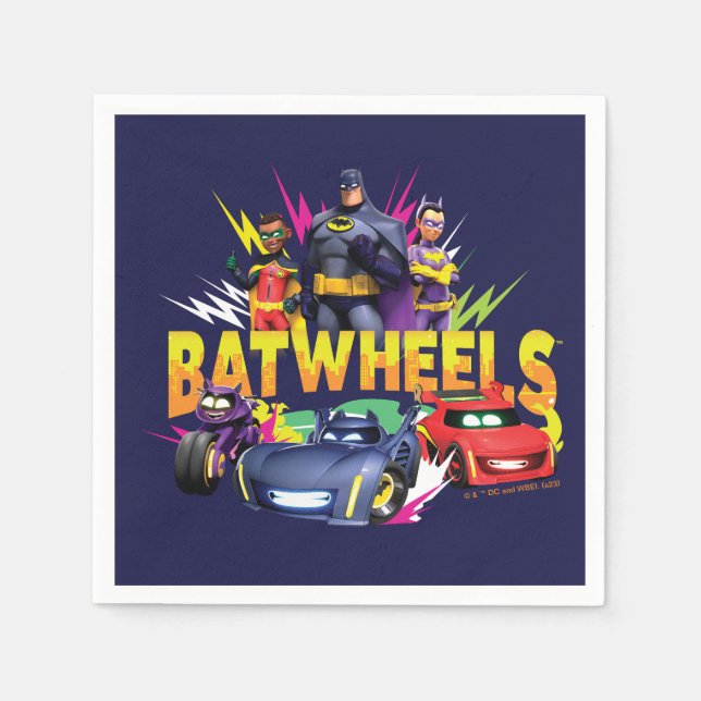 Batwheels™ Superhero Team Napkin (Front)