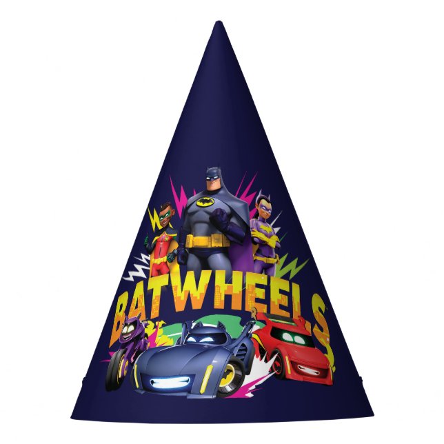 Batwheels™ Superhero Team Party Hat (Front)