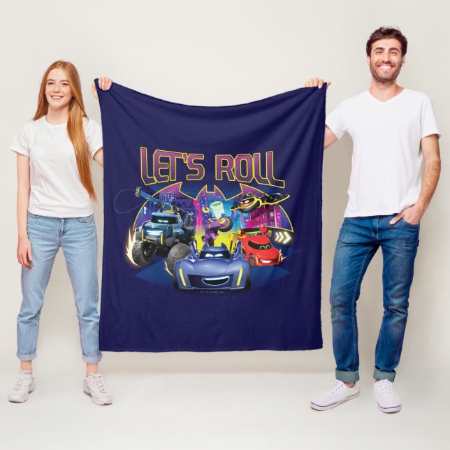 Batwheels™ Team - Let's Roll Fleece Blanket (In Situ)