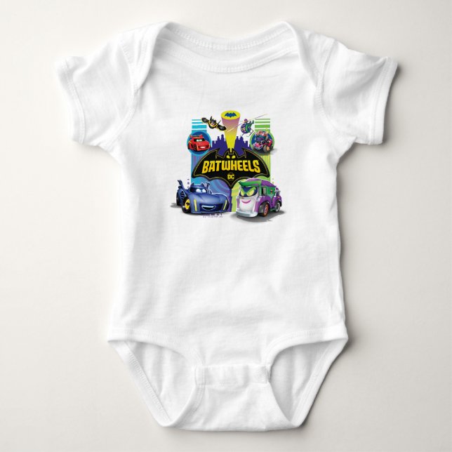 Batwheels™ Vs Legion of Zoom Baby Bodysuit (Front)